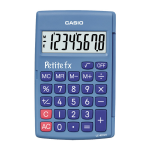 Calculatrice petite fx bleue casio - la calculatrice