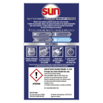 Capsules lave - vaisselle nettoyant machine tout en 1 sun - la boite de 4 dosettes