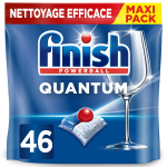 Capsules lave - vaisselle quantum finish - le sachet de 46 capsules Capsules lave - vaisselle quantum finish - le sachet de 46 capsules