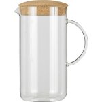 Carafe 1, 5l avec bouchon en lige carrefour home - l'unit
