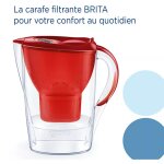 Carafe filtrante marella - rouge brita Carafe filtrante marella - rouge brita