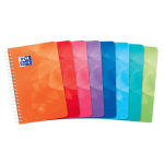 Carnet lagoon - 11 x 17 cm - 180 pages - petits carreaux oxford - le carnet en coloris al�atoire