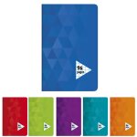 Carnet 11 x 17 cm - 96 pages - petits carreaux carrefour - le carnet en coloris alatoire