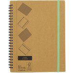 Carnet  spirales 17x22 cm lignure quadrill - le lot de 3 carnets