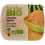 Carottes râpées carrefour bio - la barquette de 200g Carottes râpées carrefour bio - la barquette de 200g