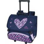 Cartable  roulettes 2 compartiments 38x16x37cm lola espeleta - le cartable