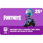 Carte cadeau fortnite 25 epic games