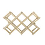 Casier de rangement bouteille pliable - 10 bouteilles birambeau - la casier de rangement