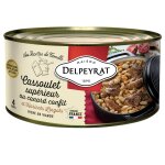 Cassoulet supérieur au canard confit et haricots lingots delpeyrat - la boite de 1, 5kg Cassoulet supérieur au canard confit et haricots lingots delpeyrat - la boite de 1, 5kg