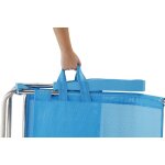 Chaise de plage, 4 positions avec poignes carrefour