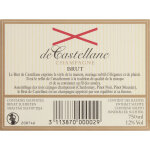 Champagne brut de castellane - la bouteille