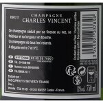 Champagne brut charles vincent - la bouteille