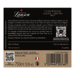 Champagne brut lanson le black creation - la bouteille