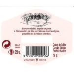 Champagne brut ros demoiselle vranken e. o - la bouteille