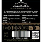 Champagne demi - sec nicolas feuillatte grande reserve - la bouteille
