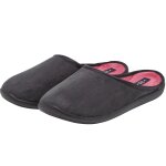 Chaussons femme gris anthracite t39 tex - la paire de chaussons