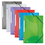 Chemise  lastiques 3 rabats hawai - 21 x 29, 7 cm - en polypro oxford - la chemise en coloris alatoire ...