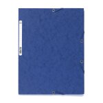 Chemise  lastiques 3 rabats lustre - 24 x 32 cm - en carton exacompta - la chemise