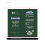 Cheveux gras purifiant assainissant anti - regraissement luxeol - le tube de 200ml