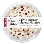 Chvre crmeux et chutney de figue - le pot de 140g