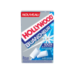 Chewing - gum blancheur 100% xylitol hollywood - les 5 boites de 10 drages