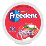 Chewing - gum goût fraise sans sucres freedent - la boîte de 60 dragées Chewing - gum goût fraise sans sucres freedent - la boîte de 60 dragées