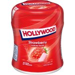 Chewing gum fresh fraise sans sucres hollywood - la boite de 60 drages
