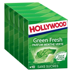 Chewing gum greenfresh hollywood - les 5 boites de 14g