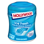 Chewing gum icefresh sans sucres hollywood - la boite de 60 drages