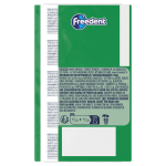 Chewing - gum menthe verte sans sucres freedent - les 5 paquets de 10 drages