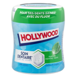 Chewing gum soin dentaire menthe sans sucres hollywood - la boite de 76, 5g