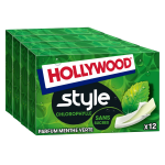 Chewing gum style spearmint hollywood - les 4 boites de 23g