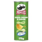 Chips tuiles crme et oignon pringles - la bote de 175g