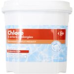 Chlore 4 actions prolongées en blocs 3kg carrefour - la boite de 3kg Chlore 4 actions prolongées en blocs 3kg carrefour - la boite de 3kg
