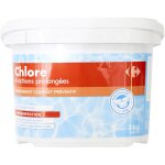 Chlore 4 actions prolongées en galets 3kg carrefour - la boite de 3kg Chlore 4 actions prolongées en galets 3kg carrefour - la boite de 3kg