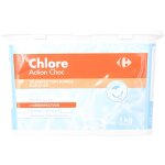 Chlore action choc en pastilles 1kg carrefour - la boite de 1kg