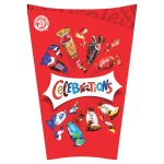Assortiments de chocolats papillotes celebrations - la bote de 272g