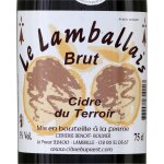 Cidre fermier brut du terroir le lamballais - la bouteille Cidre fermier brut du terroir le lamballais - la bouteille