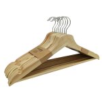 Cintre bois carrefour home - le lot de 8 cintres