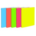 Classeur 4 anneaux - 21 x 29, 7 cm - dos 20 mm exacompta - le classeur en coloris alatoire