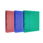 Classeur 4 anneaux - a4 + - dos 40 mm - le lot de 3 classeurs