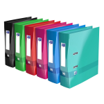 Classeur  levier color life - a4xl - dos 90 mm oxford - le classeur en coloris alatoire
