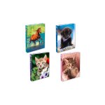 Classeur pellicul� - 4 anneaux - 21 x 29, 7 cm - dos 40 mm animaux domestiques - le classeur en mod�le ...
