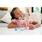 Coffret barbie babysitter repas b�b� mattel - la boite