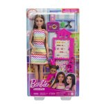 Coffret barbie maitresse d'ecole mattel - la boite