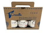 Bire coffret blonde crespelette ambre 6, 5% brasserie la crecelle - le pack de bouteilles