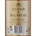 Cognac 0. 4 olivier de baupreau - la bouteille de 50cl