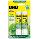 Colle en bton blanche renature uhu - le lot de 2 btons