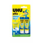 Colle en bton magic blue uhu - le lot de 2