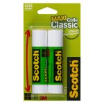 Colle classic 21g sans solvant scotch - le lot de 2 bâtons de colles Colle classic 21g sans solvant scotch - le lot de 2 bâtons de colles